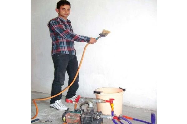 Electric painting brush by Indian student Electric painting brush by Indian student